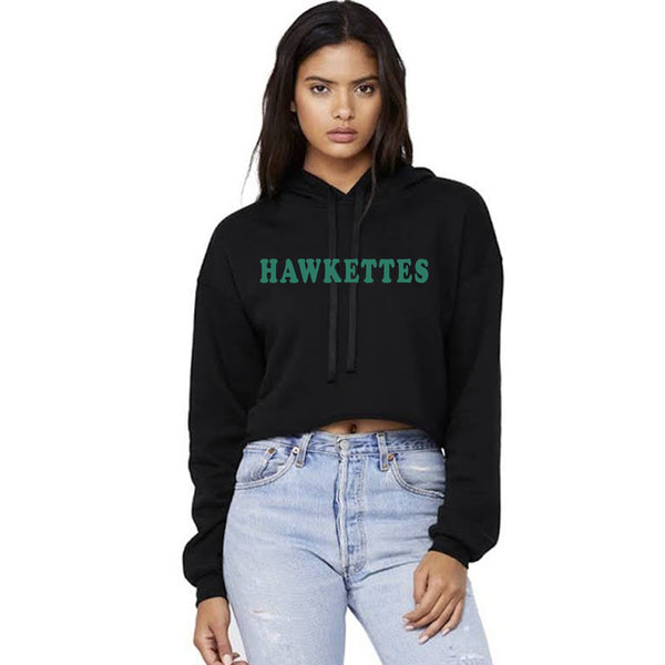 Highland Hawkettes - Cropped Hoodie - Adults